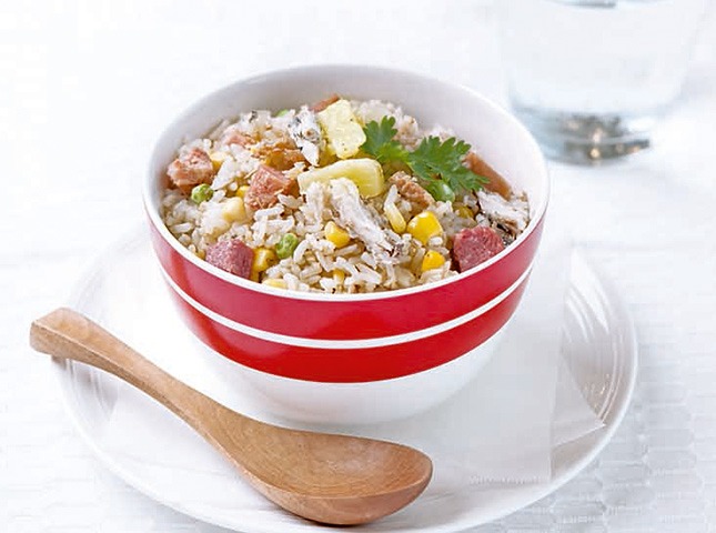 Ham and Tinapa Fried Rice Recipe