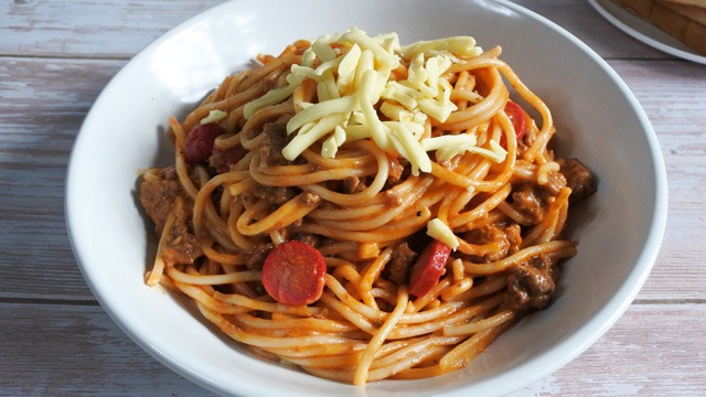 pinoy cheesy spaghetti