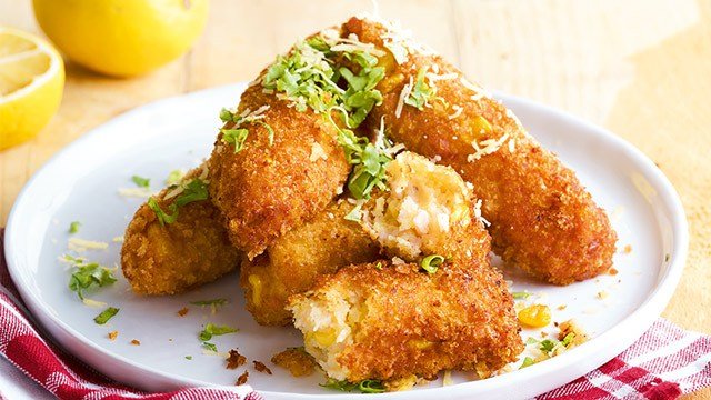 Ham and Corn Croquettes Recipe