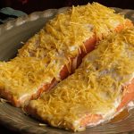 cheesy baked salmon recipe