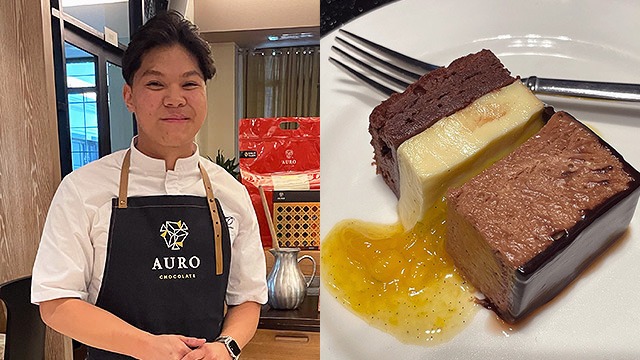 Filipino-American chef david corpuz and chocolate