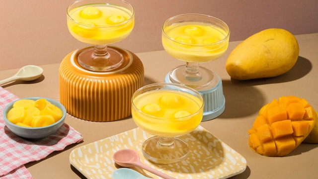 summer mango mousse recipe image