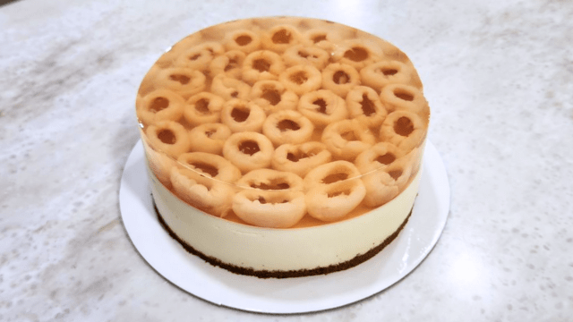 BBakery's Almond Lychee Glass Cake